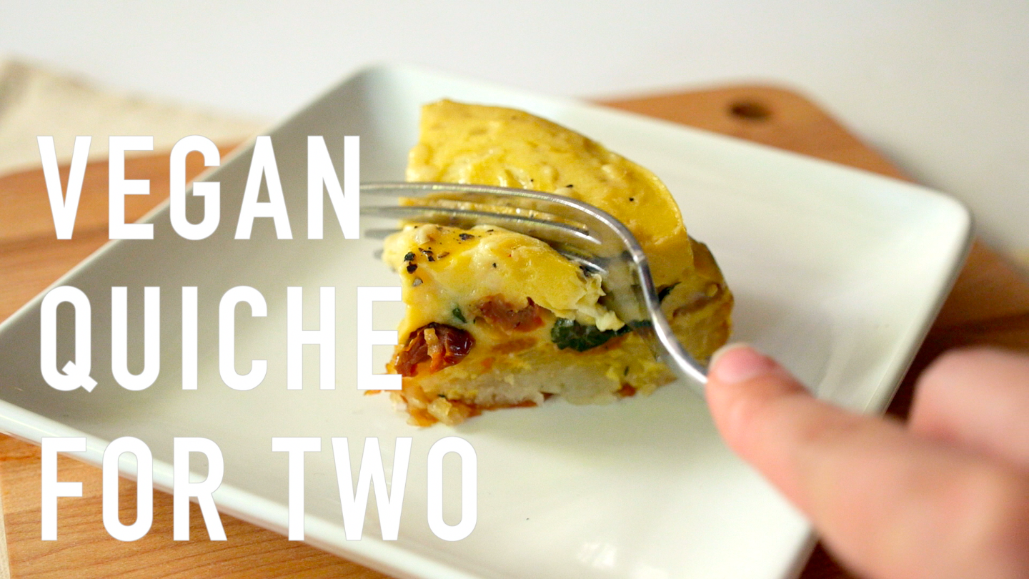 Vegan Quiche for 2